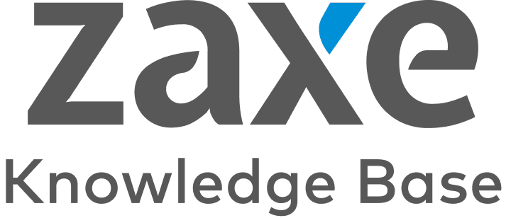 Zaxe Knowledge Base Logo