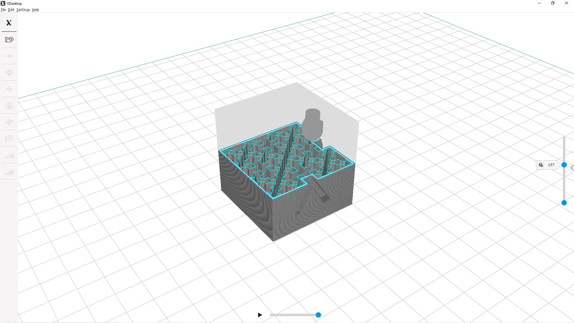 Cross Infill Pattern