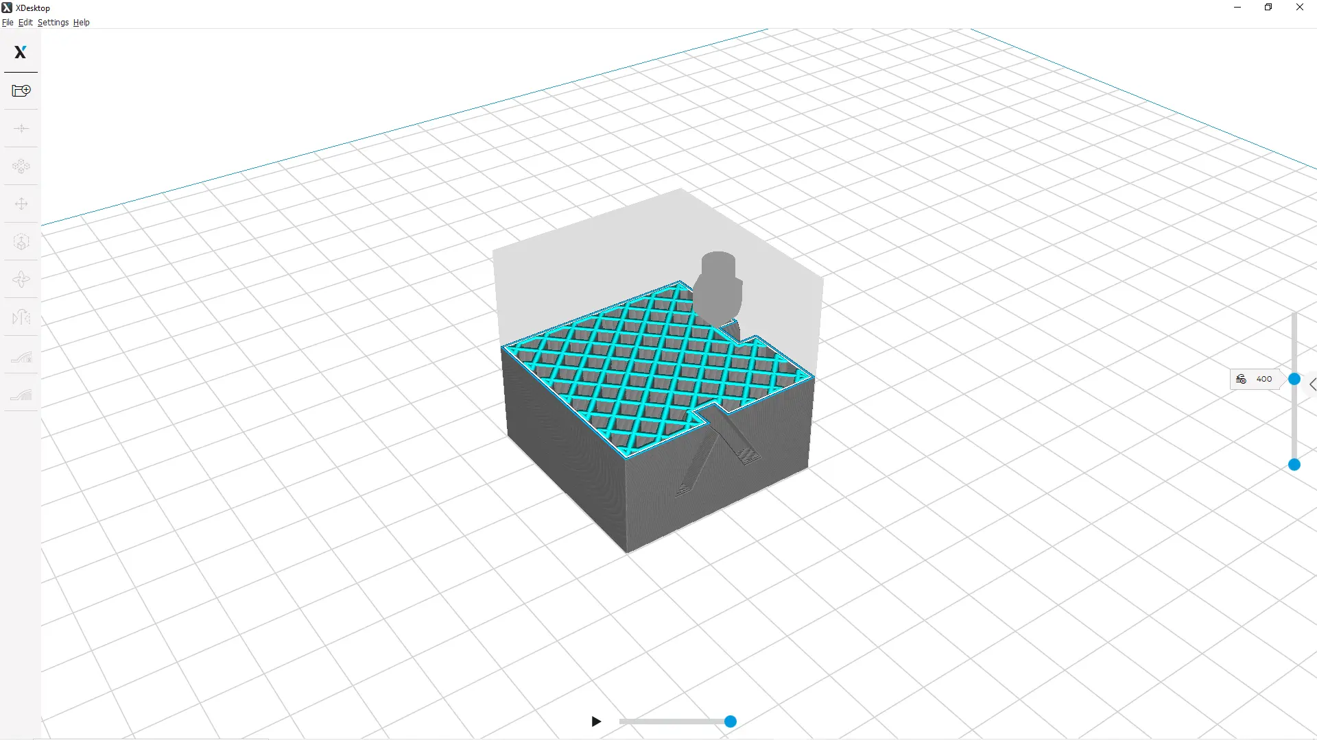 Grid Infill Pattern