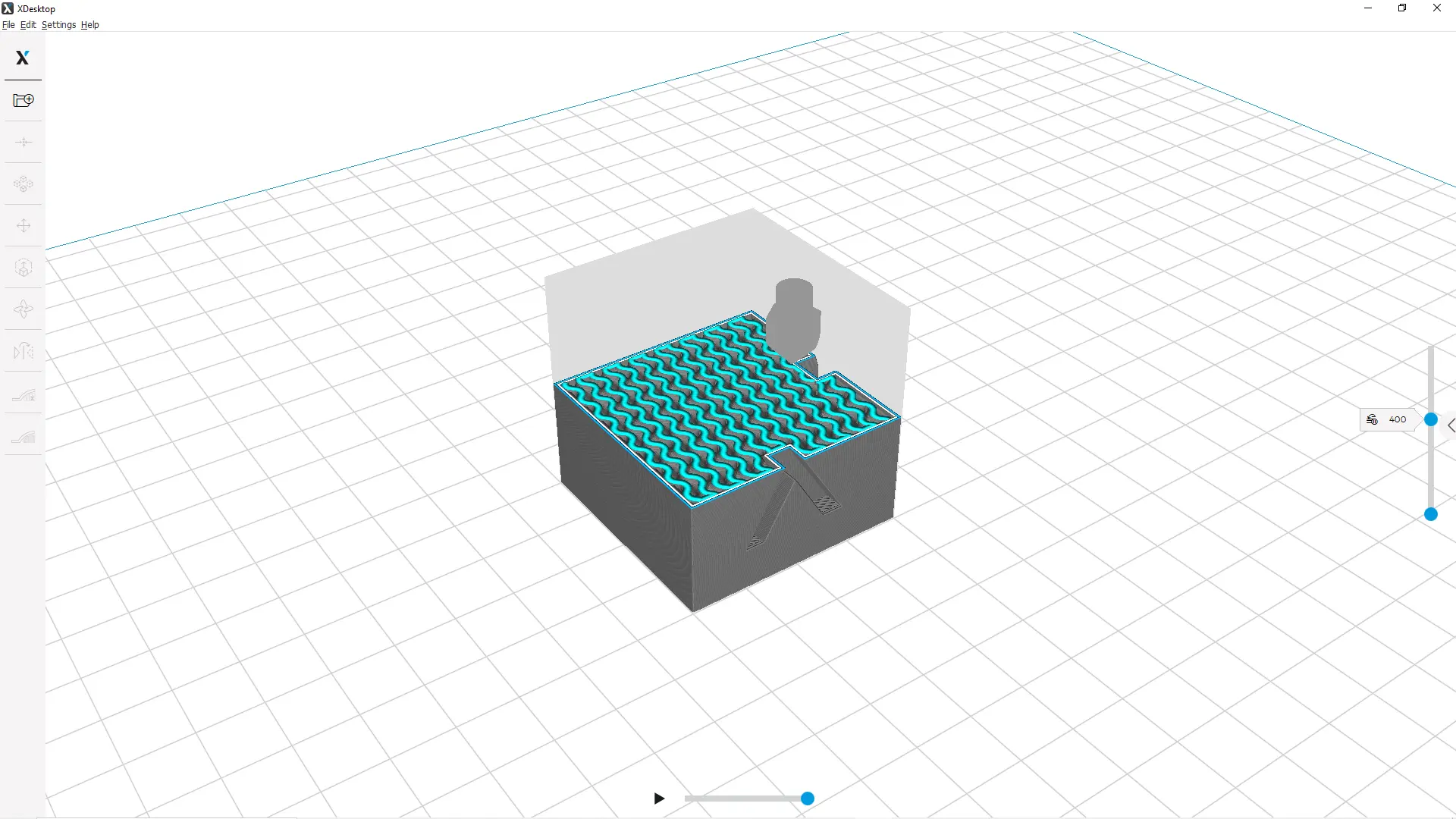 Gyroid Infill Pattern